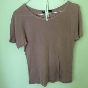 brandy mellville pink thin tshirt